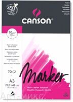 Альбом для маркеров "Marker Layout" склейка по короткой стороне, 70 г/м2, 70 листов, Canson